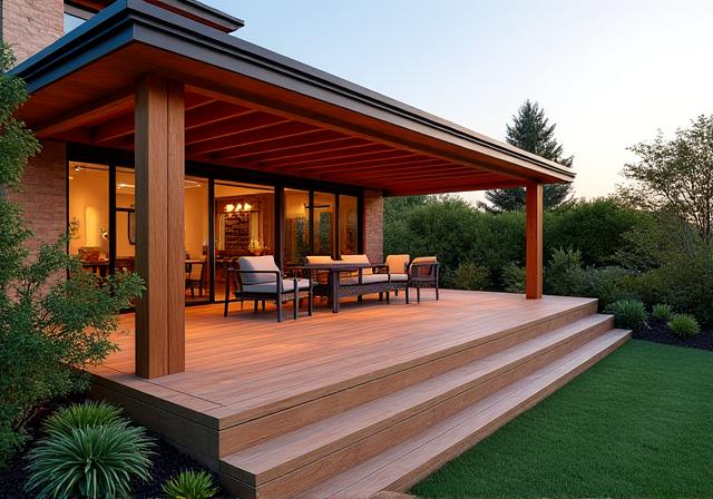 Brighton Deck and Pergola after construction